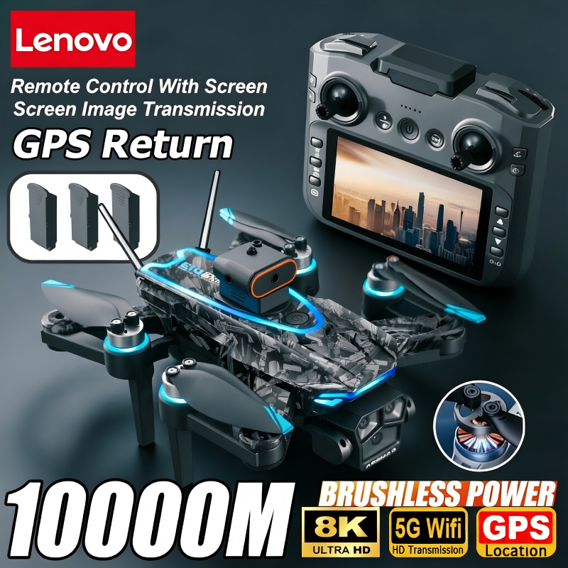 Drone Gps Mount - Lenovo D13 GPS Drone 8K Triple-Camera