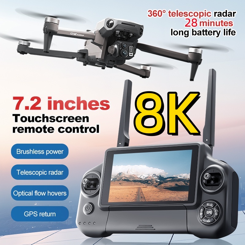 8K 3 Axis Gimbal Brushless 7.2 - Drone Gps Mount recensione e prezzo