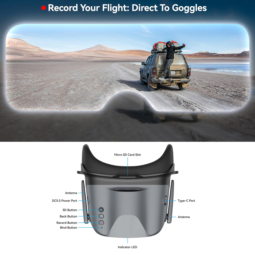 BETAFPV VR04 FPV Goggles HD Pr - Drone Antenna recensione e prezzo