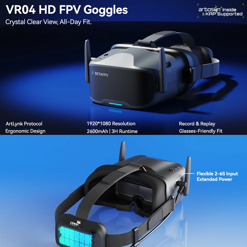 BETAFPV VR04 FPV Goggles HD Pr - Drone Antenna recensione e prezzo