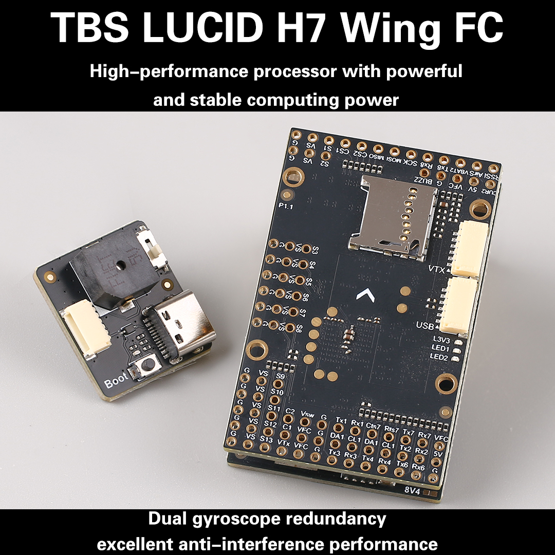 TBS LUCID H7 WING FC Dual Gyro - Drone Frame recensione e prezzo