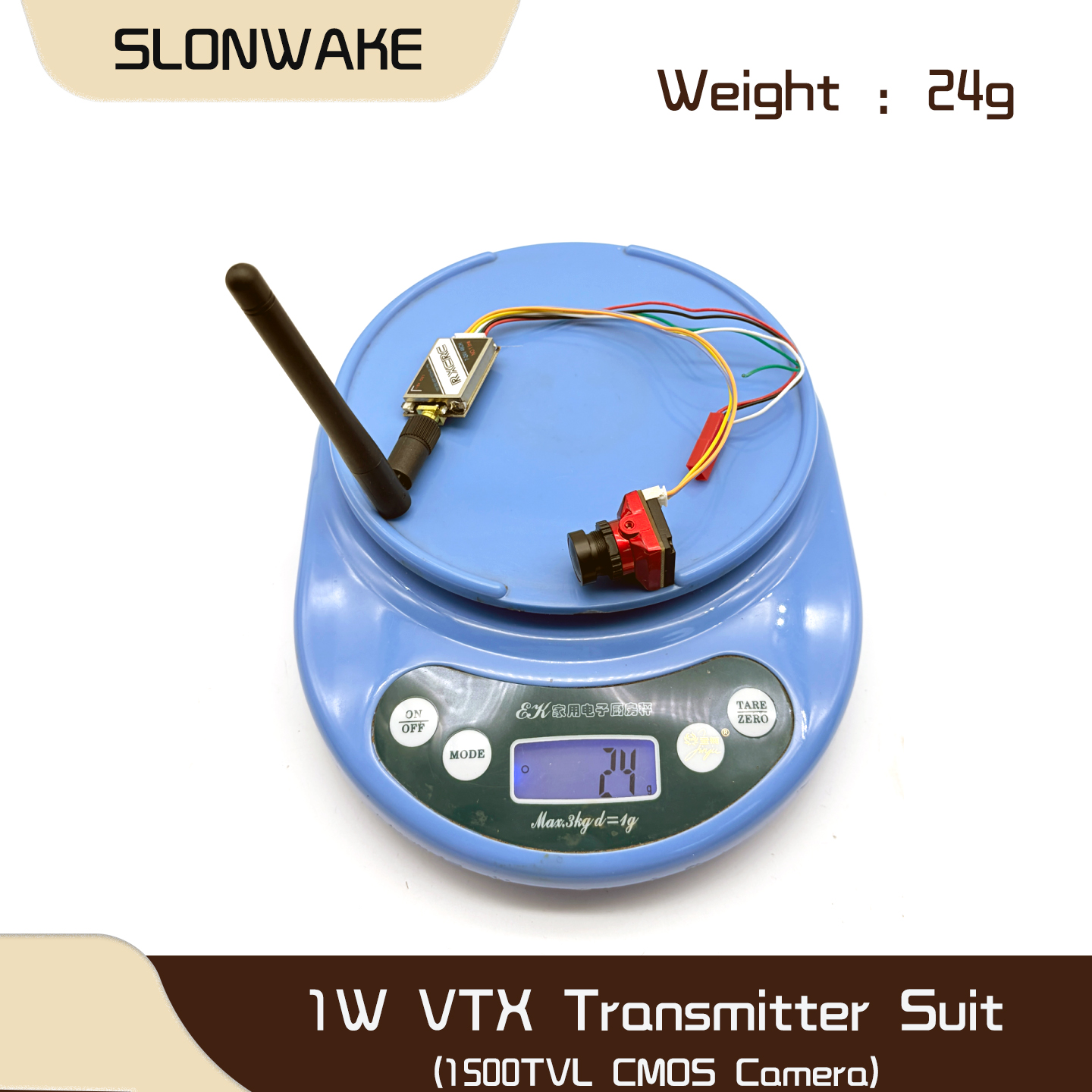 SLONWAKE  5.8G 48CH 1W VTX 100 - Drone Frame recensione e prezzo