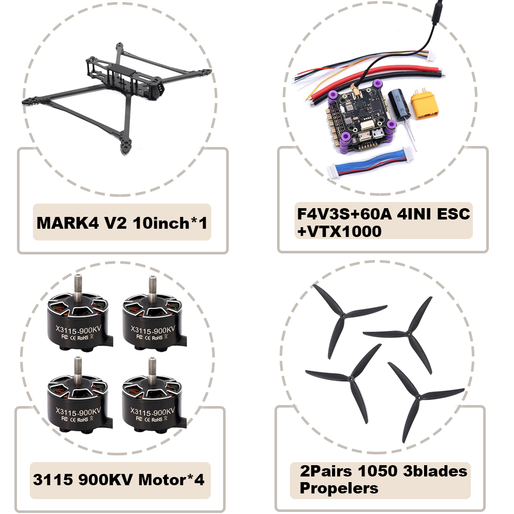 MARK4 V2 10inch F4V3S/F4V3S PL - Drone Power Distribution Board recensione e prezzo