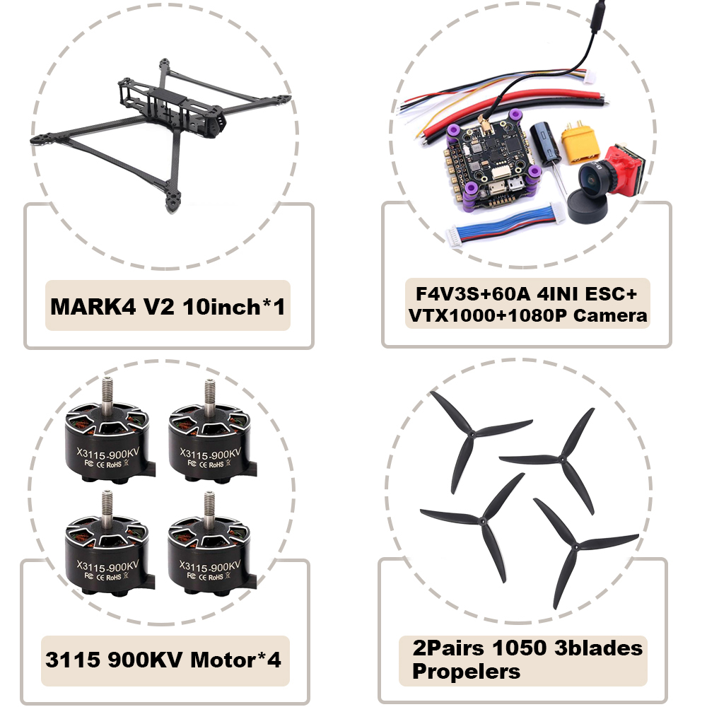 MARK4 V2 10inch F4V3S/F4V3S PL - Drone Power Distribution Board recensione e prezzo