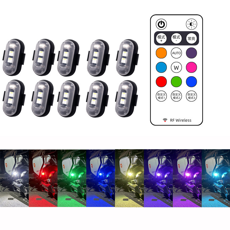 10x 4x 8Colors Wireless LED Dr - Drone Led Light recensione e prezzo
