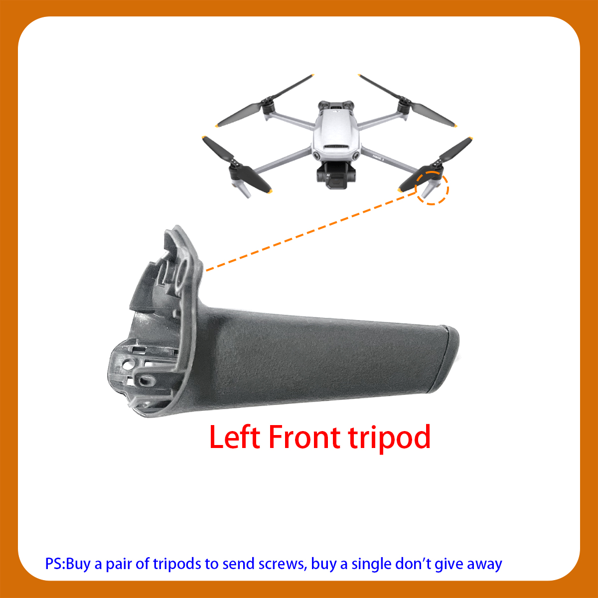 The Front Rear Arms, Legs, Tri - Drone Arm recensione e prezzo