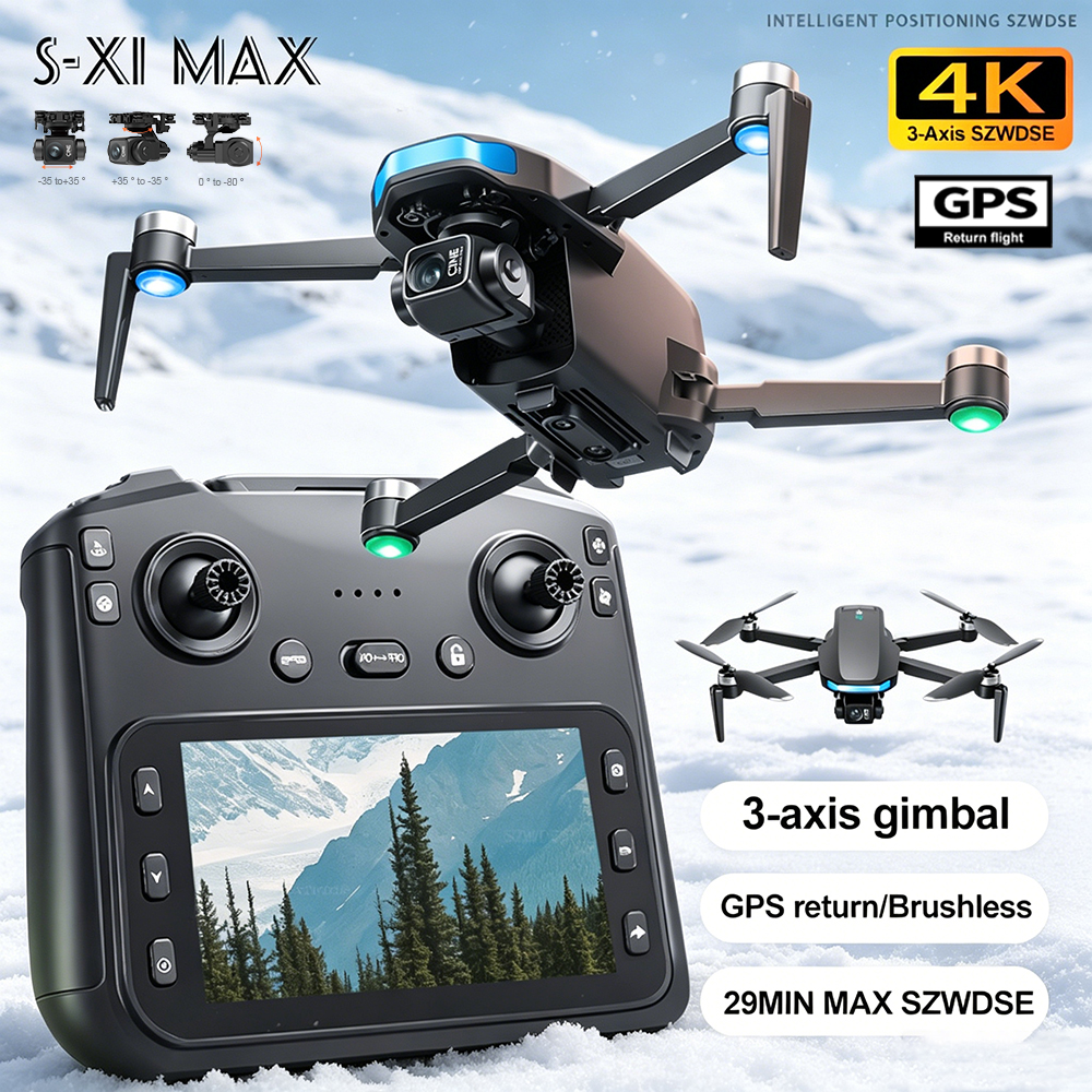 New S-X1 MAX Drone GPS 8K Prof - Drone Gimbal recensione e prezzo