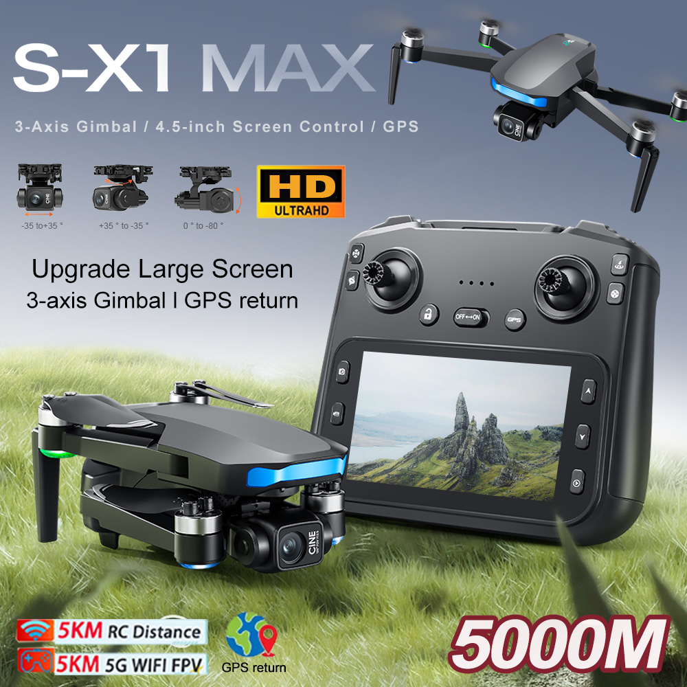 New S-X1 MAX Drone GPS 8K Prof - Drone Gimbal recensione e prezzo
