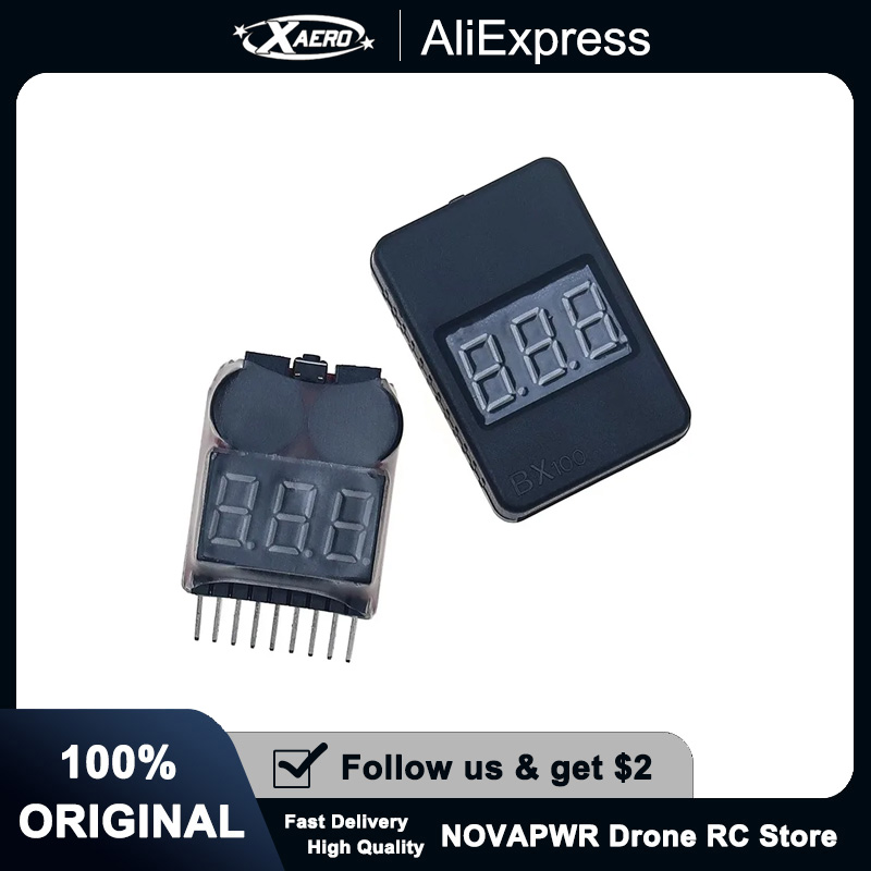 1-8S Battery Voltage Tester Al - Drone Buzzer recensione e prezzo