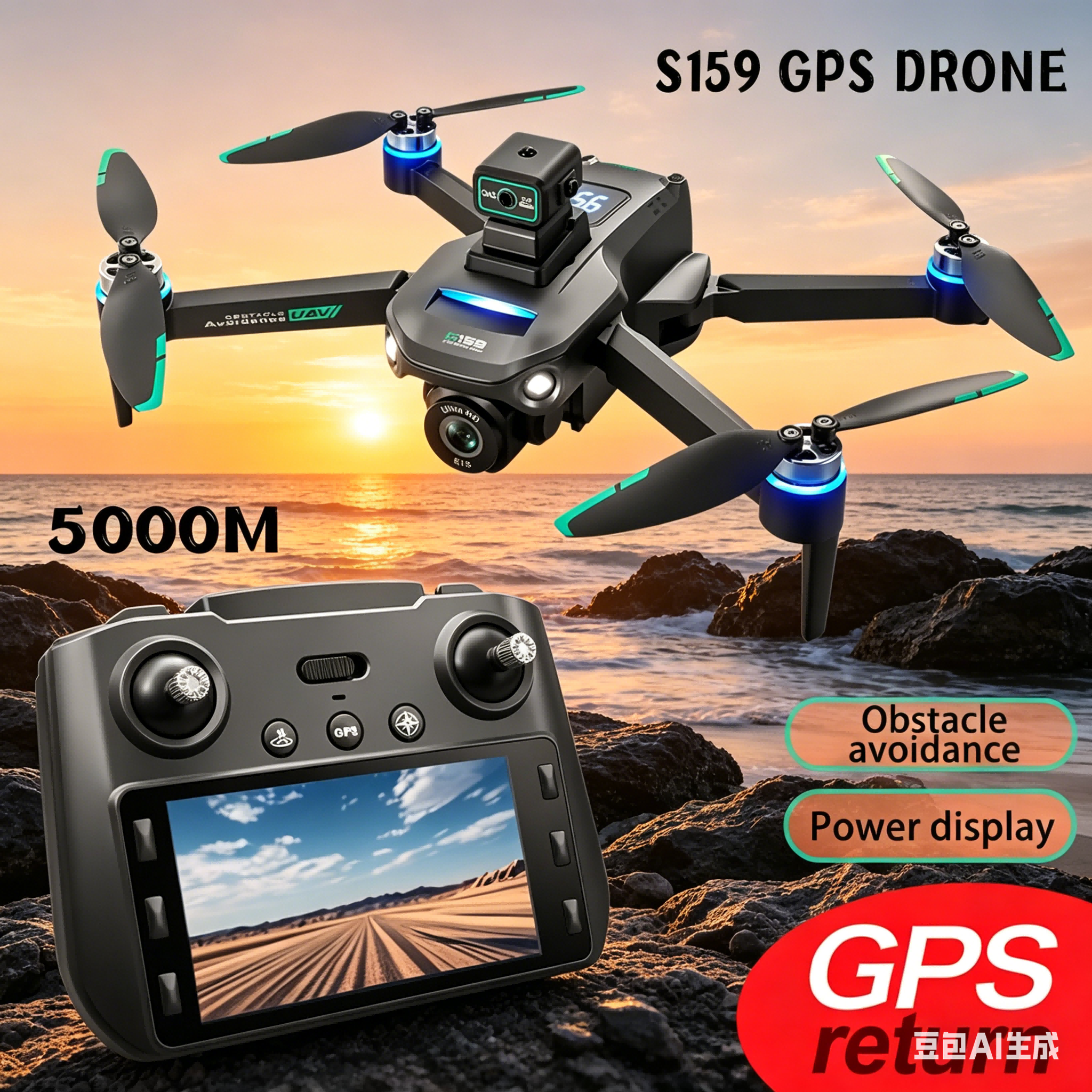 S159 GPS Drone 4K Profesional  - Drone Gps Mount recensione e prezzo